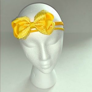 Polka Dot Bow Headband